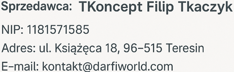 Dane sprzedawcy